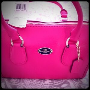 Coach mini satchel